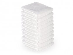 Ręcznik z microfibry 73 x 40 cm 10 szt.biały