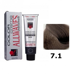 ALLWAVES FARBA DO WŁOSÓW 100ML 7.1 ŚREDNI POPIELATY BLOND