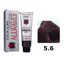 ALLWAVES FARBA DO WŁOSÓW 100ML 5.6 PURPUROWY JASNY KASZTAN