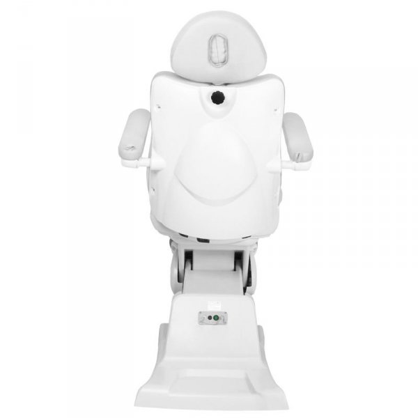 Fotel kosmetyczny elektr. Azzurro 870S pedi 3 siln. biały