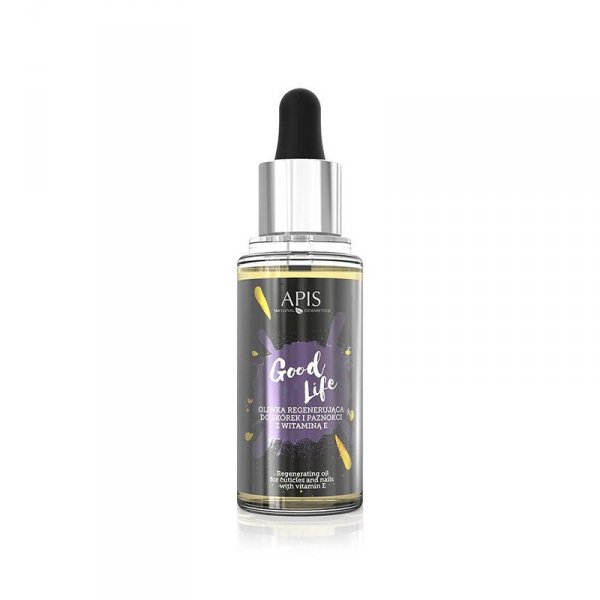 Apis good life oliwka regenerująca do skórek i paznokci z witaminą E 30 ml