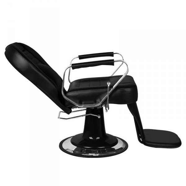 Gabbiano fotel barberski Tiziano czarny