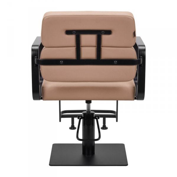 Gabbiano fotel fryzjerski Porto czarno beżowy