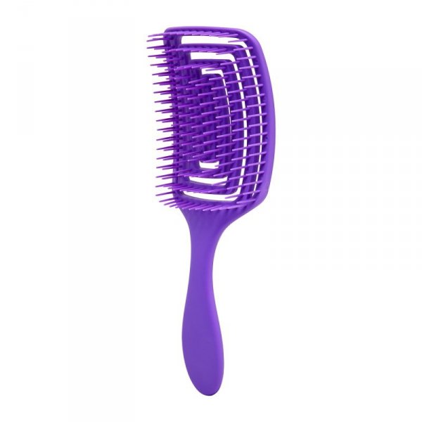 Szczotka do włosów giętka O-327 fiolet