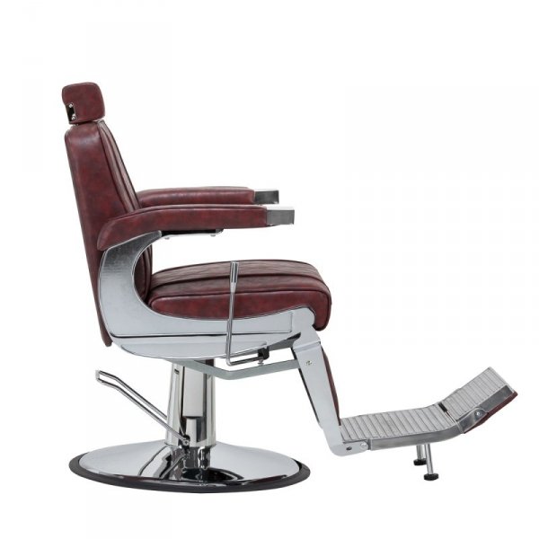 Hair System fotel barberski BM88066 bordowy