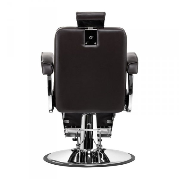 Hair System fotel barberski BM88066 brązowy