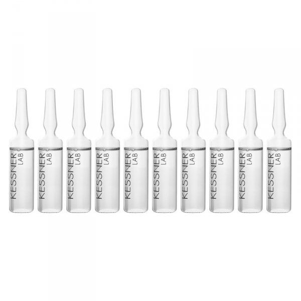 Zestaw Szczotka do masażu głowy premium i Ampułki Kessner Lab Moisturizing
