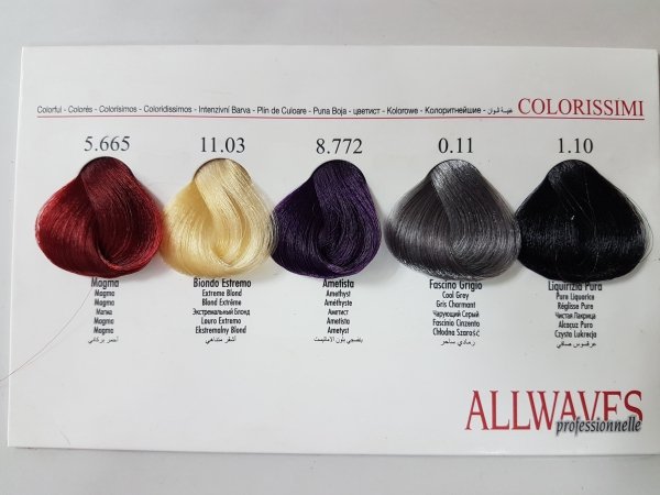 ALLWAVES FARBA DO WŁOSÓW 100ML 6.5 MAHONIOWY CIEMNY BLOND