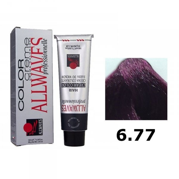 ALLWAVES FARBA DO WŁOSÓW 100ML 6.77 TRUSKAWKOWY