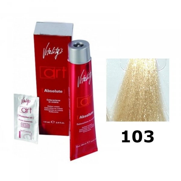 VITALITYS ART ABSOLUTE FARBA DO WŁOSÓW 100ML 103 ZŁOCISTY ULTRA BLOND