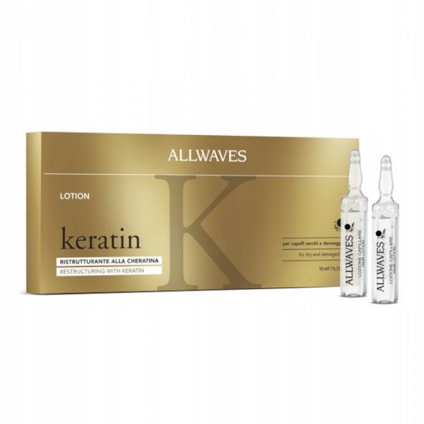 ALLWAVES AMPUŁKI REGENERUJĄCE Z KERATYNĄ 12X10M