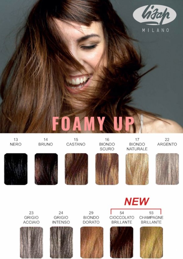 LISAP FOAMY UP PIANKA KOLORYZUJĄCA WŁOSY 200 ML 16 CIEMNY BLOND