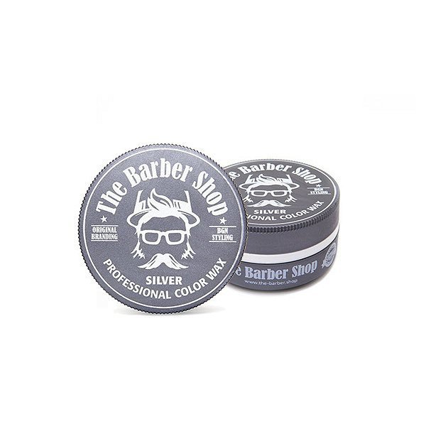 THE BARBER SHOP AQUA HAIR WAX SILVER POMADA WODNA DO WŁOSÓW PERFUM Z DROBINKAMI 150ML