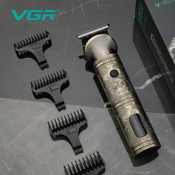 VGR V-962 Złoty metalowy trymer do włosów