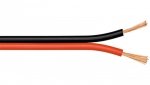 Przewód głośnikowy CU 2x0,75 OFC czerwony/czarny 15083 /100m/