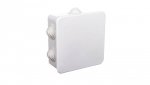 FAST-BOX Puszka hermetyczna n/t 110x110x52mm pusta IP55 biała 0243-00