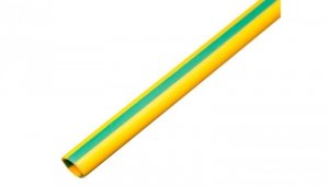 Rura termokurczliwa cienkościenna CR 2,4/1,2 - 3/32 żółto-zielona /1m/ 8-7048 /100szt./