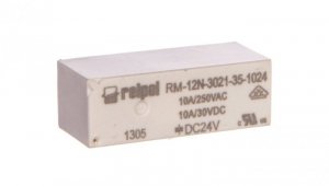 Przekaźniki miniaturowy 1P 10A 24V DC PCB  RM12N-3021-35-1024 2614939
