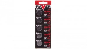 Bateria litowa RAVER CR2016 /blister 5szt./ B7316
