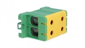Złączka szynowa 2-torowa ZJUN-2x95 PE 95mm2 żółto-zielona R34RR-07020002103