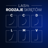 Zestaw rzęs LASH.pl Black 0.07 skręt C+,D od 8 mm do 13 mm - 6 Paletek rzęs