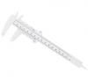 Suwmiarka plastikowa Mini 0-150 mm - biała - narzędzie do pomiaru