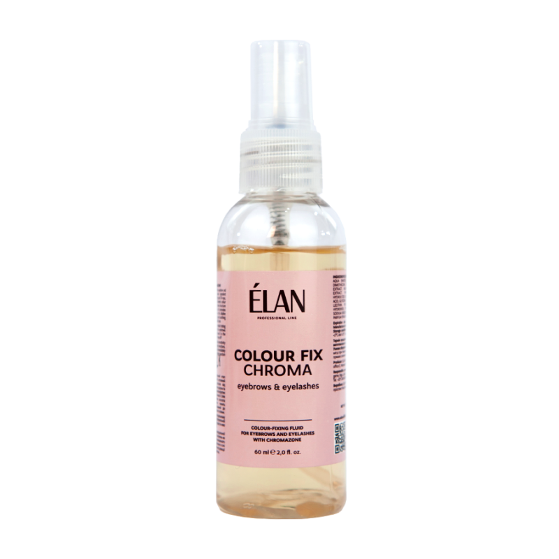 NOWOŚĆ COLOR FIX CHROMA: fluid utrwalający kolor do brwi i rzęs z chromazonem ELAN