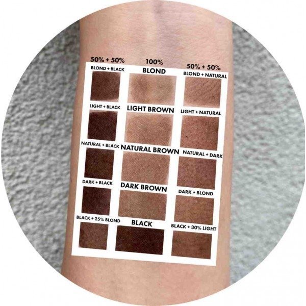 Elleebana Brow HENNA - Naturalny Brąz - Henna Pudrowa