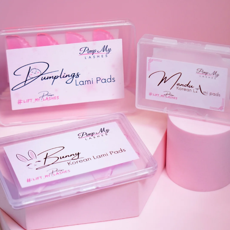 Wałeczki silikonowe do koreańskiego liftingu rzęs Mandu Korean Lami Pads Pimp My Lashes