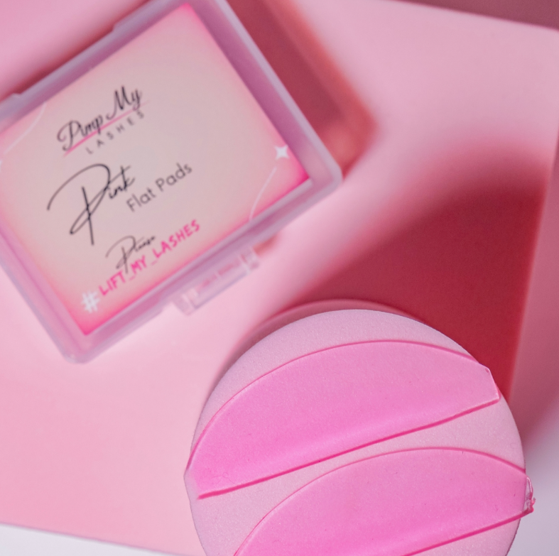 Wałeczki Silikonowe do koreańskiej laminacji Pink Flat Pads Pimp My Lashes