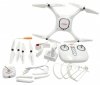 Syma X25 PRO (GPS, zdalnie obracana kamera WiFi FPV 720p, 2.4GHz) - Biały