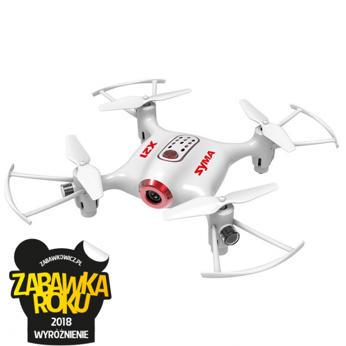 Syma X21 2.4GHz yroskop auto start zawis zasi g do 20m Bia y