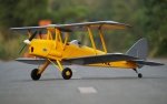 Samolot Tiger Moth (klasa 46 EP-GP)(wersja srebrno-żółta, 1,4m rozpiętości) ARF - VQ-Models