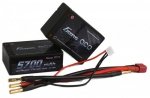 5700mAh 7.4V 50C HardCase Gens Ace (EFRA & BRC approved) Saddle Pack OUTLET