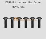 Button Head Hes Screw 6pcsM3*10