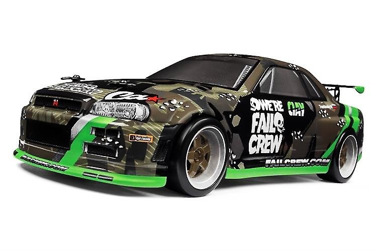 ホビーラジコン HPI RACING MICRO RS4 1/18 4WD Micro RS4 Drift Fail Crew Nissan Skyline R34 GT-R - AUTA