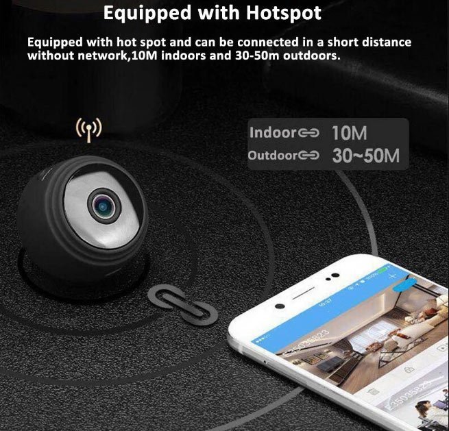 Mini Kamera 1080P HD Mini Wireless WIFI IP Camera DVR Night Vision - Kamery  do modeli i transmisja FPV