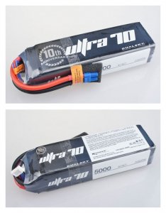 Akumulator Li-Po Dualsky 5000mAh ULTRA 70C/12C 11.1V Volt. Meter