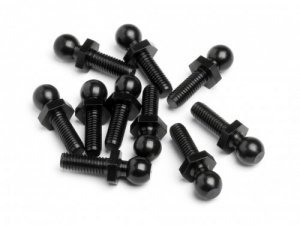 BALL STUD 4.8X15MM (10PCS)