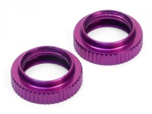 SHOCK NUT ADJUSTER (12X19X6MM) WITH O-RING (2 SETS)