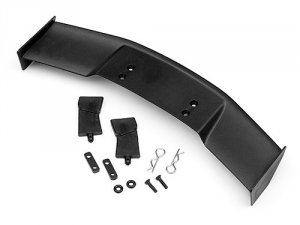 GT WING SET (TYPE D/10TH SCALE/BLACK)