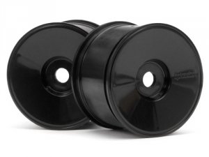 DISH WHEEL BLACK (83X56MM/2PCS)