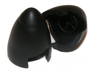Kołpak gumowy 25mm  otworem pod ośkę 3 mm