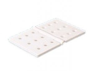 Zawias ze sztyftem 11 x 28 - Biały - 6 szt