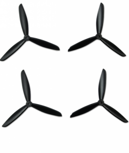 Śmigła Gemfan PC 3 Blade Bullnose 6x4.5 czarne (2x CW + 2x CCW)