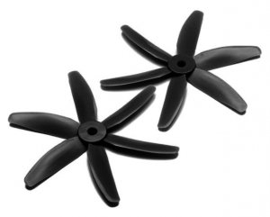 Śmigła Gemfan PC 6 Blade 5x4 czarne (CW + CCW)