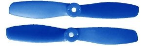 GEMFAN: Śmigła Gemfan Glass Fiber Nylon Bullnose 6x4 ciemny niebieski  (2xCW+2xCCW)