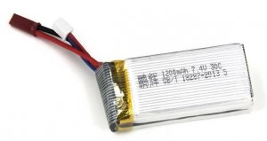 1200mAh 7.4V 30C LiPo JST do MJX X101A i X102H