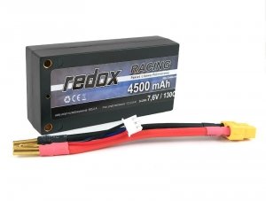 Redox HV 4500 mAh 7,6V 130C SHORTY XT-60 Racing Hardcase - pakiet LiPo