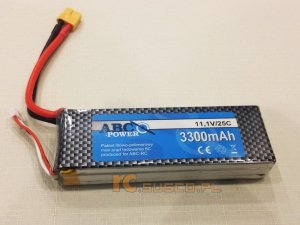 Akumulator ABC-POWER 3300mAh 3S 25C - Li-pol 11,1V NANO-TECH